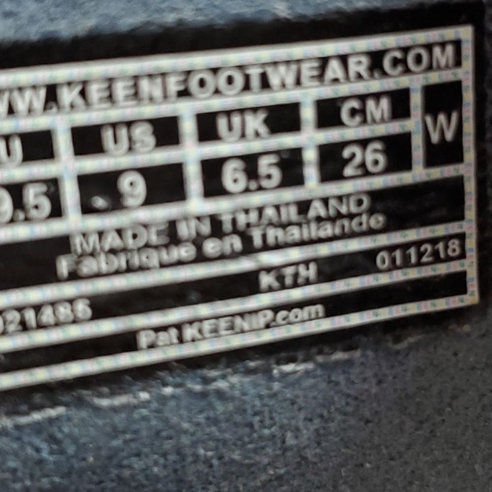 Keen Blue & White Slide on Shoes - Picture 5 of 7
